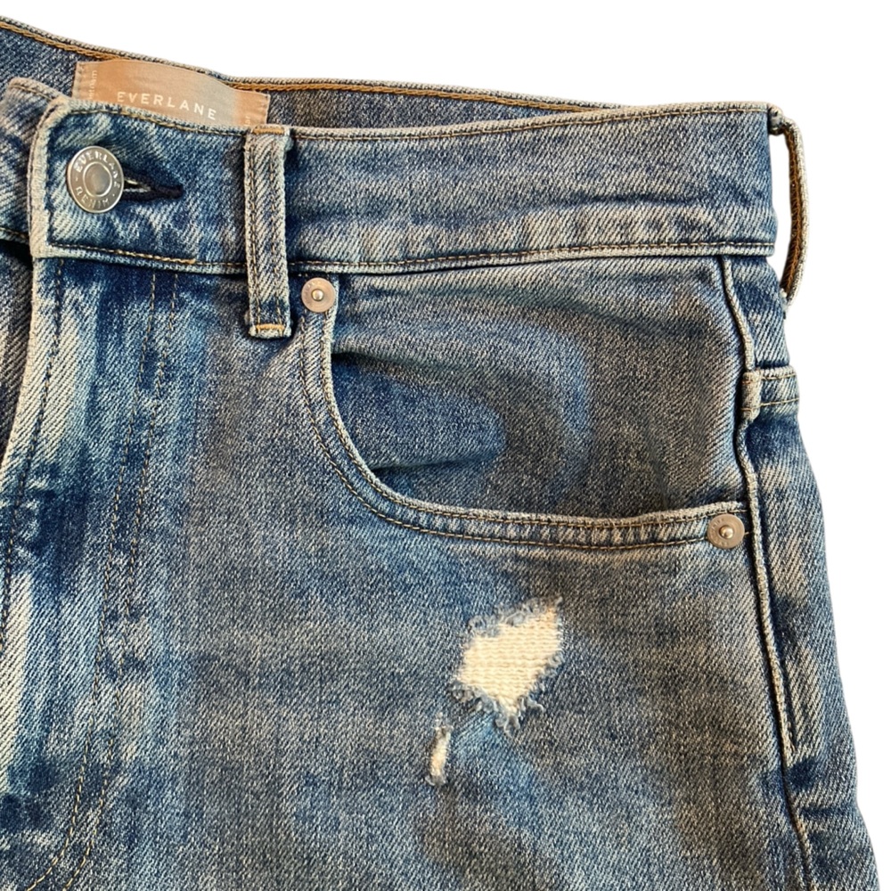 Everlane High Rise Straight Jeans in Blue - Picture 7 of 15